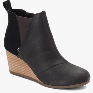 Toms Women's Kelsey Wedge Ankle Boot | Size 9.5
